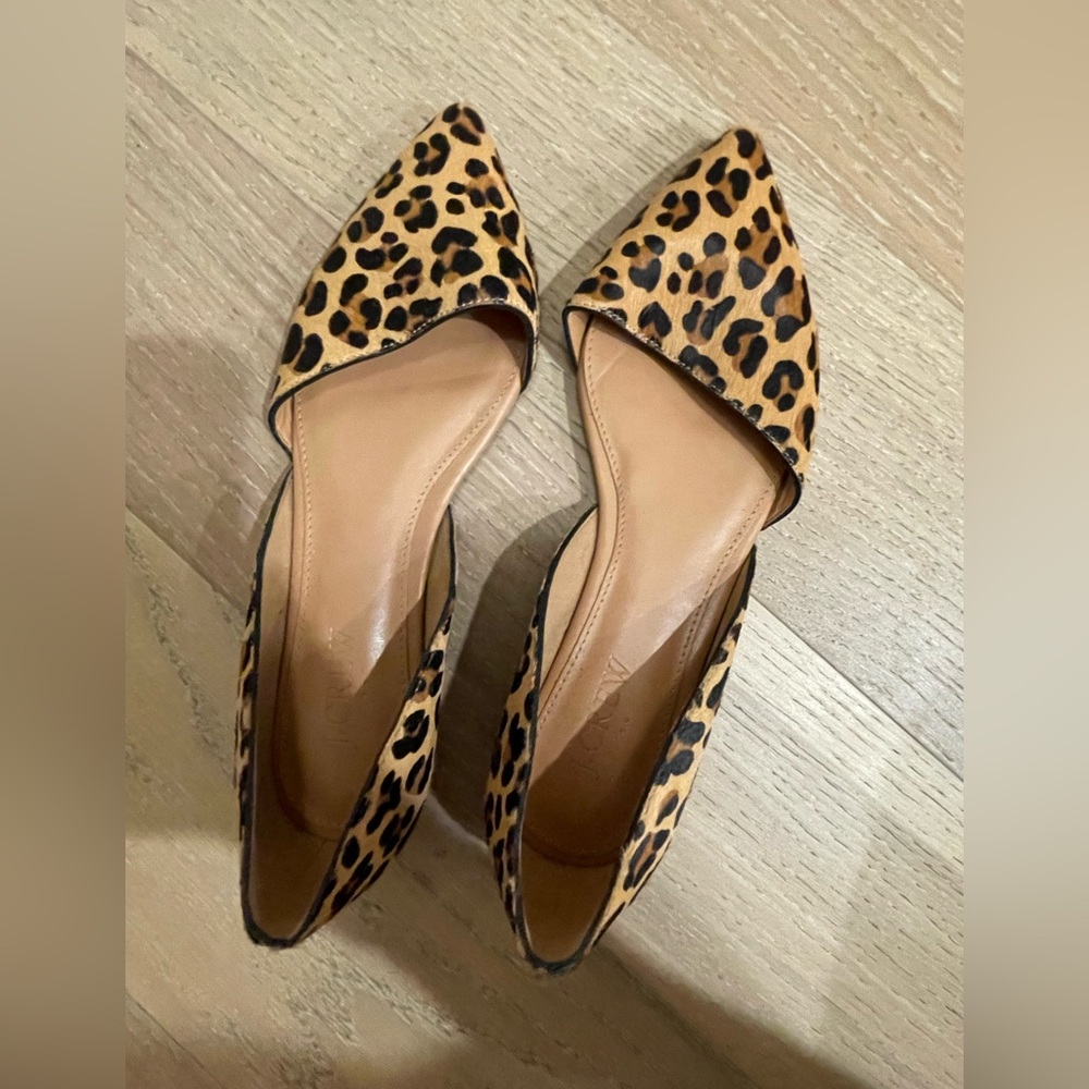 J crew cheetah flats